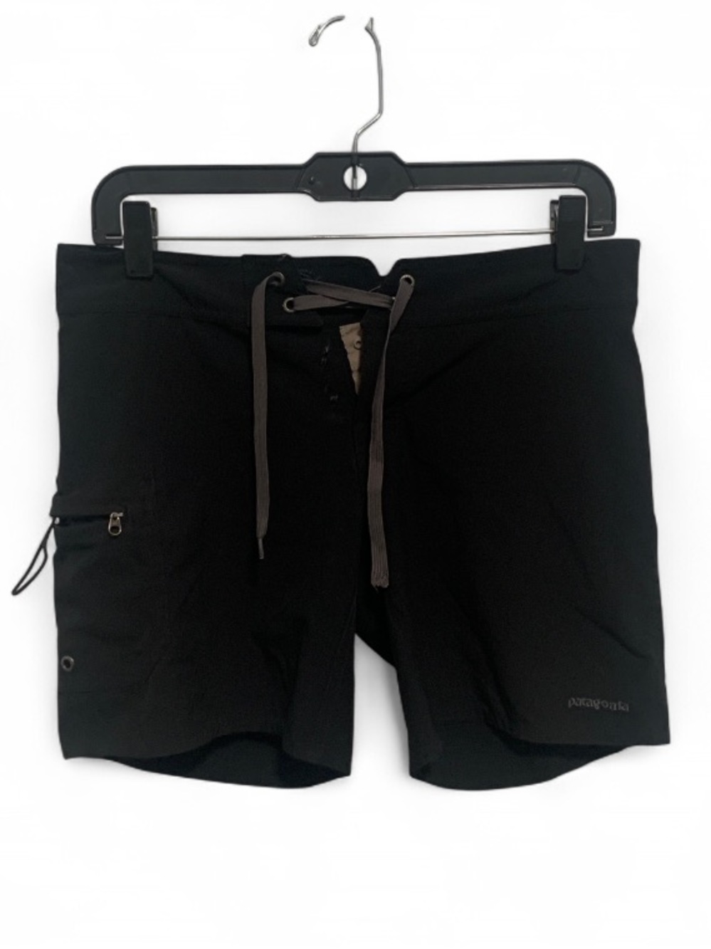 Patagonia Black Board Shorts with Drawstring
